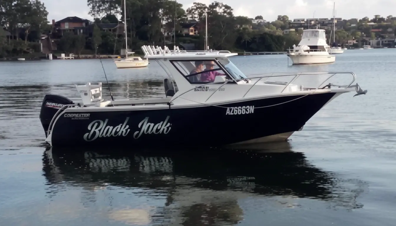 Boat in the water highlighting the importance of trailer brake and wheel bearing safety